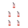 thumbnail image 3 of Cateissary Llavero Mini Decoraciones Encantos Pendiente Llavero Decorativo Llavero Vidrio Mano de obra Botellas Colgante Llavero Type5 NO5, 3 of 6