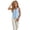 Light Blue, variant on Girls Vest Top Cotton Linen Button down Sleeveless Shirts Business Kids Lightweight Casual Tank Vest Tops Summer Fashion