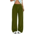 thumbnail image 3 of Horkkom Wide Leg Yoga Pants for Women Athletic Soft High Waisted Pants Casual Loose Comfy Pants with Pockets L, 3 of 5