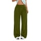 thumbnail image 2 of HongQid Wide Leg Yoga Pants for Women Casual Loose Cozy Sweatpants High Waisted Lounge Pajama Flowy Pants With Pockets, 2 of 4