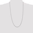 thumbnail image 5 of Auriga Fine Jewelry 14K White Gold 1.4 mm Box Chain Necklace for Women 28", 5 of 6