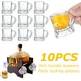 thumbnail image 3 of Mini Chopes à Bière en Plastique, Verres à Bière en Plastique Transparents de 1 Oz, Mini Chope à Bière Verres à Shooter pour Bière avec Poignées Transparentes Réutilisables pour Bière, 3 of 8
