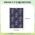 thumbnail image 4 of Kdxio Lavender Flowers Pattern Golf Towel (24" X 16") with Carabiner Clip - The Convenient Golf Cleaning Towel, 4 of 8