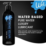 Wet Premium Water-Based Lube, Ultra Long Lasting Luxury Personal Lubricant, 32 fl oz