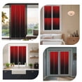 thumbnail image 7 of Dark Red Black Ombre Window Privacy Film, Modern Abstract Art Striped Gradient Static Cling UV Sun Blocking Heat Control Window Tint Day and Night, Non-Adhesive One Way Privacy Cover 17.7''x78.7'', 7 of 7