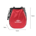 thumbnail image 2 of Bolsa de tiza ajustable, bolsa de almacenamiento con cinturón, resistente al desgarro para Fitness, rojo, 3 uds., 2 of 8