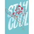 thumbnail image 2 of Girl's Mickey & Friends Stay Cool Snowboarding Graphic Tee Tahiti Blue Small, 2 of 4