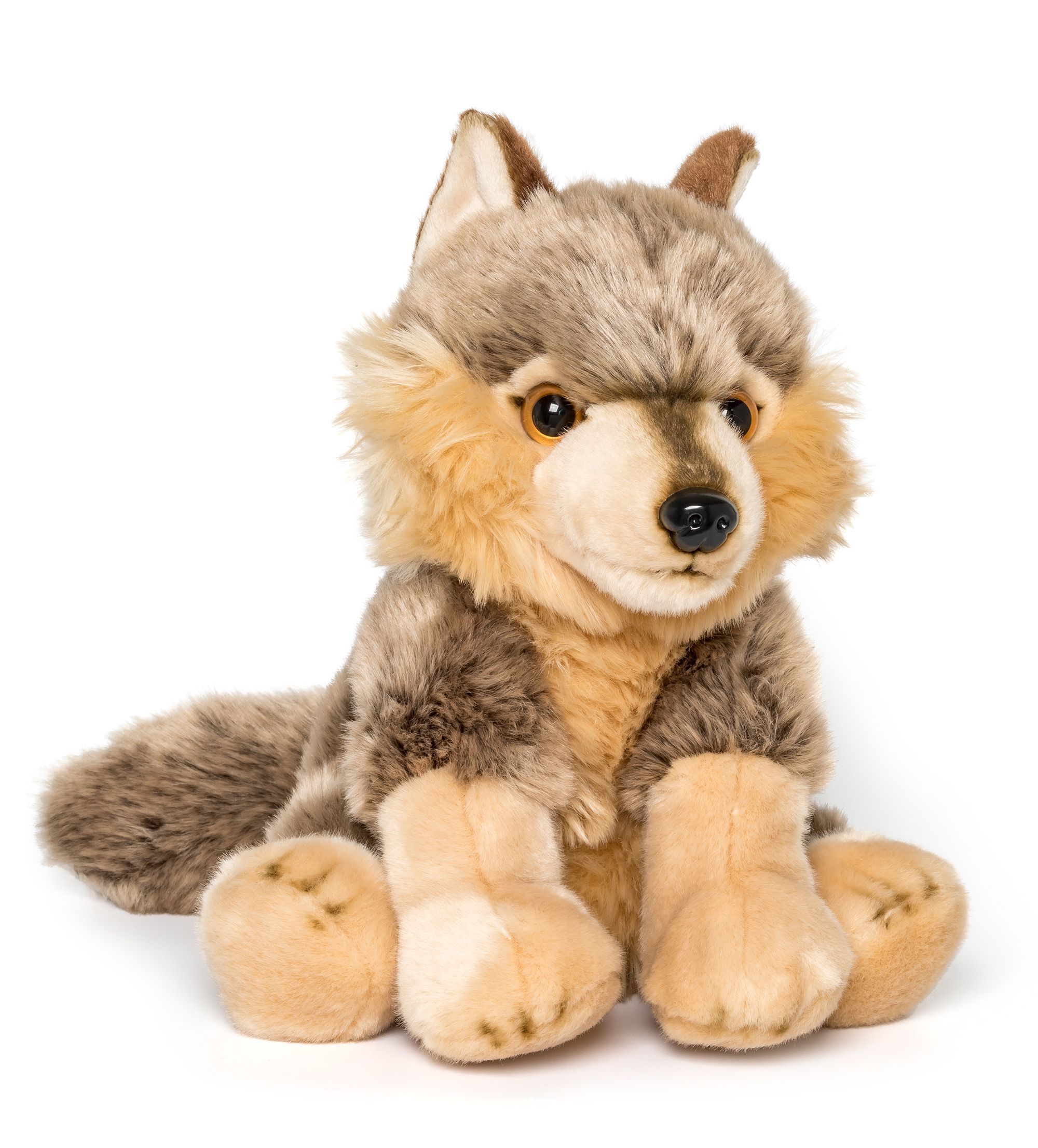 giant plush wolf