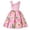 Pink A, variant on LYMAYTER Kids Toddler Flower Girls off Shoulder Dress Pageant Party Floral Formal Dresses Floral Ruffles Flower Dress Ball Gown 2-10Y