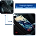 thumbnail image 5 of Whale Soft Comfortable Furry Printed Car Armrest Cover Armrest Accessory Car Armrest Pad 12.5x8.2 Inch, 5 of 6