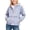 Blue, variant on Girls Floral Jacket 2-12 Long Sleeve Double Layer Hooded Windbreaker with Pocket Pink Size 5T