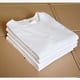 thumbnail image 2 of Camiseta de manga corta tejida con cuello redondo y fina sin costuras para hombre y mujer, de algodón, para verano, 2 of 5