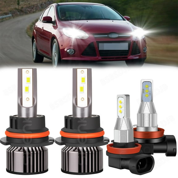 For Chevrolet Cobalt 2005-2009 2010 Front LED Headlight    Fog Light Bulbs 6000K