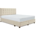 thumbnail image 5 of ClickDecor Edmond Storage Bed wAdjustable Height Headboard Queen Size Beige, 5 of 12