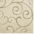 thumbnail image 3 of Modway Jubilant 5' x 8' Scrolling Vine Shag Area Rug in Cream, 3 of 7