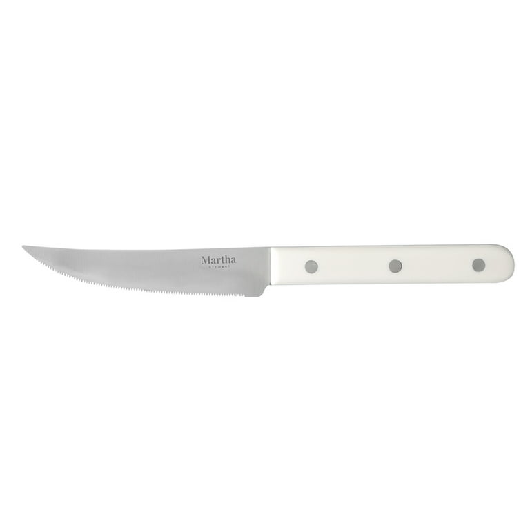 Martha Stewart Ergonomic Stainless Steel 14 Pc Wood Block Cutlery Knife Set  Mint