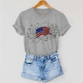 thumbnail image 4 of Cavosen Independence Day T Shirt Women Petite Patriotic Short Sleeve Crewneck Tops American Flag Print T Shirts Lady M Independence Day Casual Tops Funny 4th of July Tunic Tees 2025 Patriotic Clothes, 4 of 7
