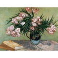 thumbnail image 3 of van Gogh, Vincent 14x12 Black Modern Framed Museum Art Print Titled - Vase with Oleanders and Books, 3 of 5