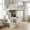 White, variant on VECELO Full Size Loft Wood Bed with Desk, Bookcases and Wardrobe with Doors, Built-in Staircase with Storage Shelves, Loft Bed with Safety Guardrails and Solid Slats,White