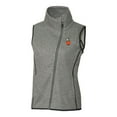 thumbnail image 2 of Women's Cutter & Buck Heather Gray UCF Knights Mainsail Sweater-Knit Full-Zip Vest, 2 of 3