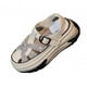 thumbnail image 3 of Sandalias de mujer Verano Slip on Sandalias planas Suela resistente Antideslizante PU Sandalias de tiras de cuero para vacaciones Caminar Compras, 3 of 9