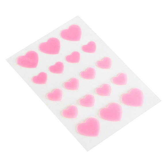 Facial Spot Sticker, Waterproof Isolation Effect 4 Packs 18 Dots Pink Mild Stickiness Hydrocolloid Patch for Daily Makeup