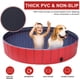 thumbnail image 2 of Piscina para perros, piscina para perros para perros grandes y pequeños, piscina plegable para perros, segura en PVC y respetuosa con el medio ambiente, bañera para perros de 80 cm Namotu MZQ-0148, 2 of 7