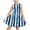 Multicolor, variant on Pounoo New Kids Dresses Girls Fashion Striped Round Neck Sleeveless Mid-Length Summer Dresses with Pocket Flounce Lightweight Girls Hawaiian Dresses