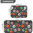thumbnail image 2 of Cute Lollipops Halloween Kitchen Rugs 2 Pieces, Sweets Candies Floor Mat Room Area Rug Washable Carpet Perfect for Living Room Bedroom Entryway, 2 of 7