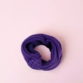thumbnail image 2 of NIYANGLE Cache-Cou pour Femmes Cache-Cou Chaud Femmes Violet Mélange de Laine Tricotée 1Pcs, 2 of 6