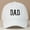 White, variant on Valueadd Baseball Caps 2025 Daddy Established 2025 Hats For Men Aesthetic Washed Distressed Baseball Cap Dad Embroidered Cotton Cap