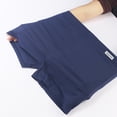 thumbnail image 6 of RKSTN Mens Boxers Shorts Plus Size Knitted Solid Color Relaxed Fit Breathable Home Loungewear Sleeping Cotton Boxers for Men (Navy ,XXXXL), 6 of 8