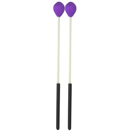 Marimba Instruments - Primary Marimba Stick Mallets Xylophone Glockensplel Mallet with Fiberglass Handle Percussion Instrument Accessories for Professionals Amateurs 1 Pair Purple