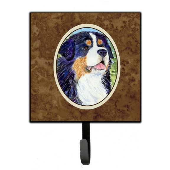 Carolines Treasures SS8867SH4 Bernese Mountain Dog Leash Holder or Key Hook, Small, Multicolor