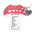 thumbnail image 1 of KLKCMS Knitting Crochet Hook Ruler Convenient Knitting Pin Gauge for Crochet Lovers Mushroom, 1 of 9