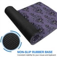 thumbnail image 6 of Long Mouse Pads for Desk,Purple Gothic Bat Pattern Desk Mats on Top Of Desks, Desk Mouse Pad Extra Large with 3mm Non-Slip Base and Stitched Edge for Gaming,Office,Work,Home 35.4"x15.7", 6 of 6
