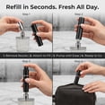 thumbnail image 5 of Stcellnmex 30 Pcs Silver 5ml Mini Perfume Atomizer Refillable Travel Spray Bottles With Refill Pump Transfer Tool, 5 of 8