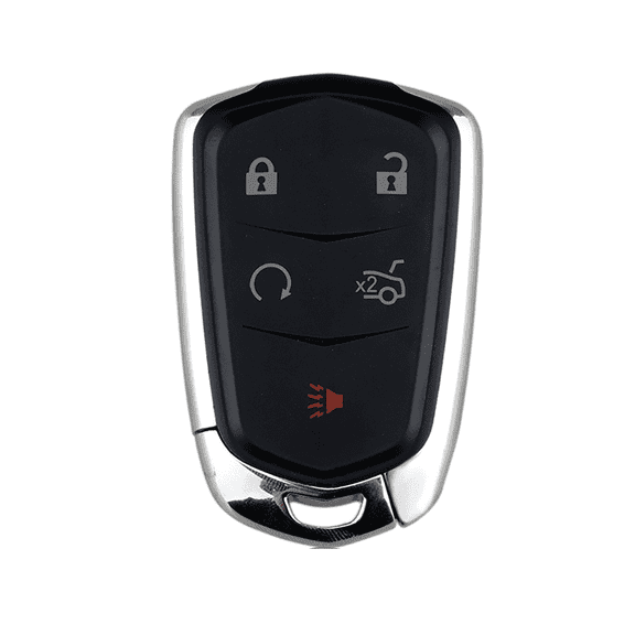 Wholesalekey Replacement for 2014 - 2019 Cadillac HYQ2AB 5 Buttons Remote Key Fob 315MHz