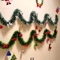 thumbnail image 5 of Christmas Tinsel Garlands Decoration Bar Tops Ribbon Garland with Bowknot Xmas Tree Ornaments Party Home Decor Pendant Prop, 5 of 5