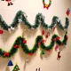 thumbnail image 5 of Christmas Tinsel Garlands Decoration Bar Tops Ribbon Garland with Bowknot Xmas Tree Ornaments Party Home Decor Pendant Prop, 5 of 5