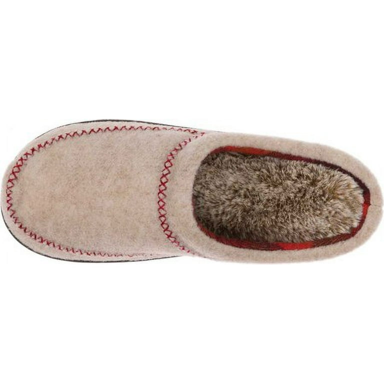 Dearfoams Women s Felt X Stitch Clog Slippers Walmart