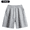 Gray, variant on Men's Cotton Casual Athletic Shorts, Elastic Waist Drawstring Sweat Shorts with Side Pockets, Relaxed Fit Summer Workout Daily Wear Shorts, Multiple Colors Available