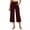 Wine, variant on HomeGardon Women's Capri Pants Summer Loose Yoga Pants Comfy Workout Cropprd Pants with Pockets Joggers Loose Workout Sweatpants Running Lounge Pants,S-XXXL