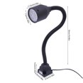 thumbnail image 2 of 5W LED Lathe Work Light Fixed Base Light Flexible Arm Lamp For CNC Milling Machine, 2 of 19