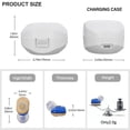thumbnail image 5 of Personal Sound Amplifiers for Ears, Noise Reduction, in-ear Rechargeable Personal Sound Amplifiers with Portable Charging Case, PSAP for Seniors and Adults, 5 of 10