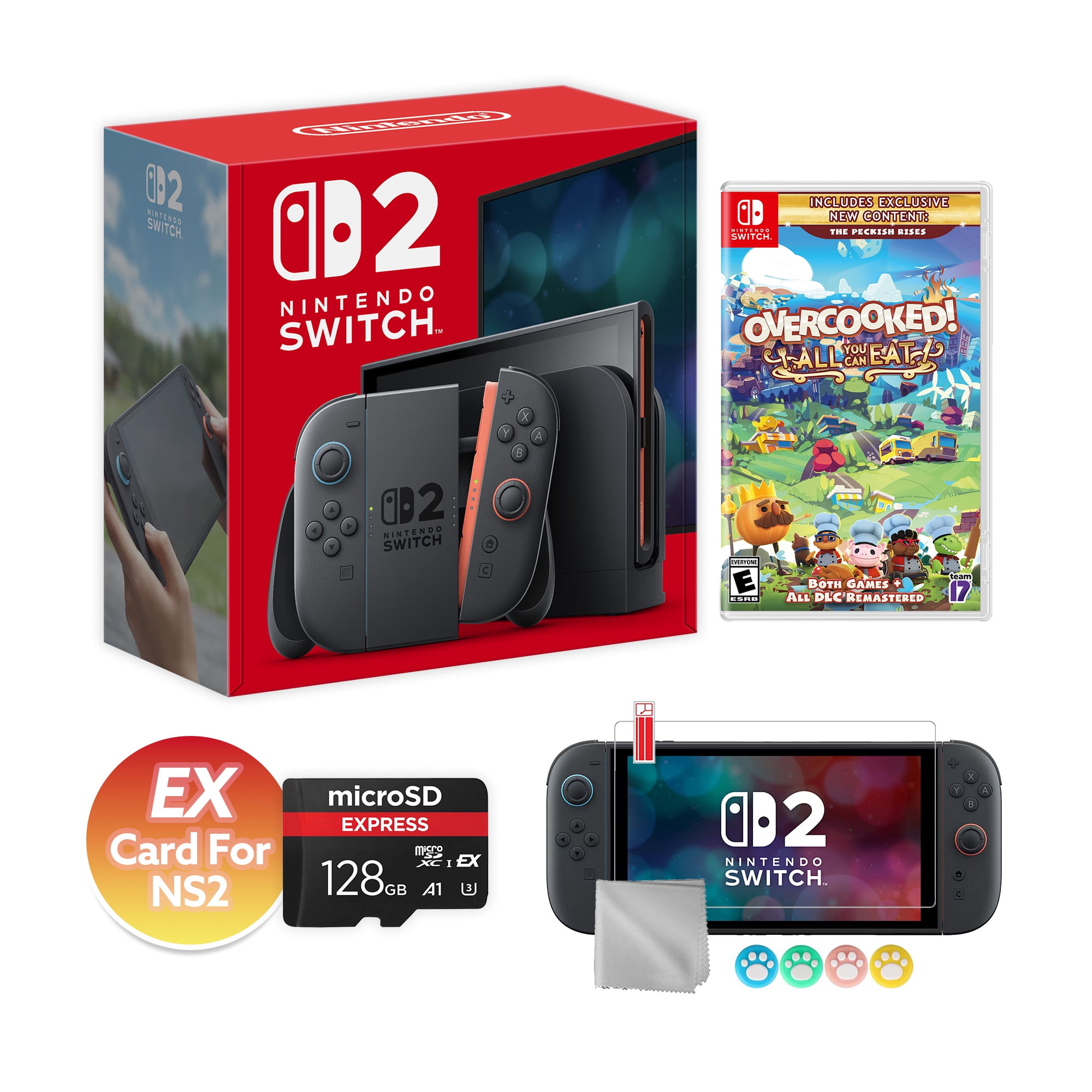 2021 New Nintendo Switch OLED Model w/ Neon Red & Neon Blue Joy