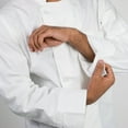 thumbnail image 4 of Chef Code Cool Breeze Chef Coat with Long-Sleeves and Mesh Vent Inlay, White, XL, 4 of 6