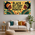 thumbnail image 5 of LUUFILx Black History Month Backdrop Decoration Photography Props Starry Night Party Supplies Banner Event Decoration Background, 5 of 8
