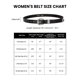 thumbnail image 5 of Catelles Vintage Engraved Silver Alloy Buckle Black Leather Belt for Women, Classic Western Style, Wear-resistant Breathable,Gift Box Width 0.95 inches, 5 of 10