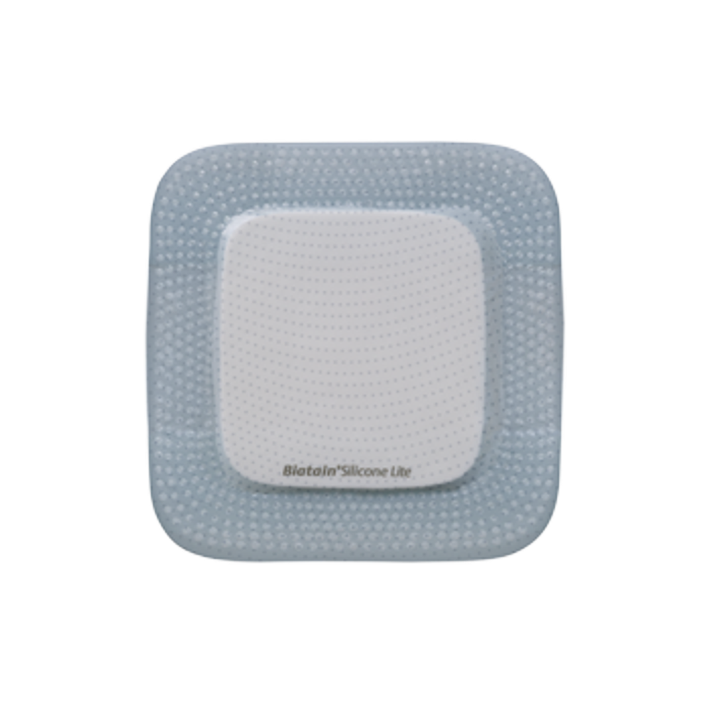 Biatain Silicone Lite Thin Silicone Foam Dressing 2 X 2in Square